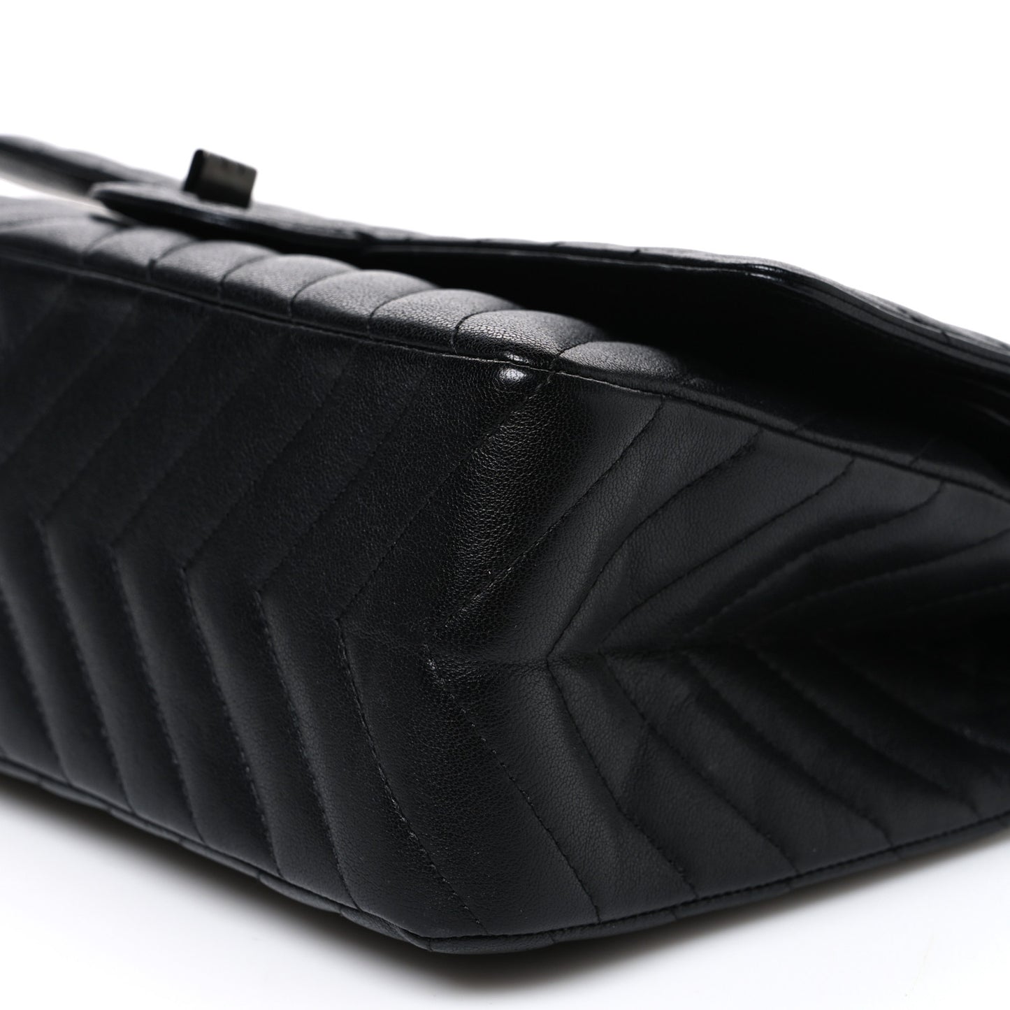 Sheepskin Chevron Quilted 2.55 Reissue 226 Flap So Black