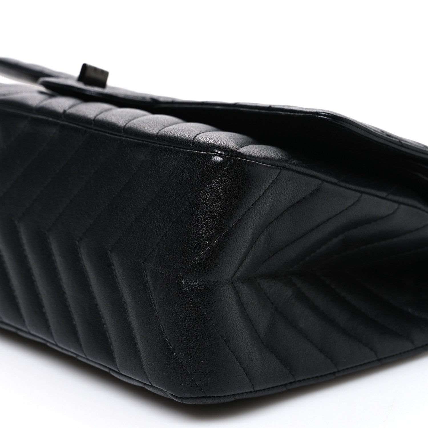 Chanel Sheepskin Chevron Quilted 2.55 Reissue 226 Flap So Black 10 of 10