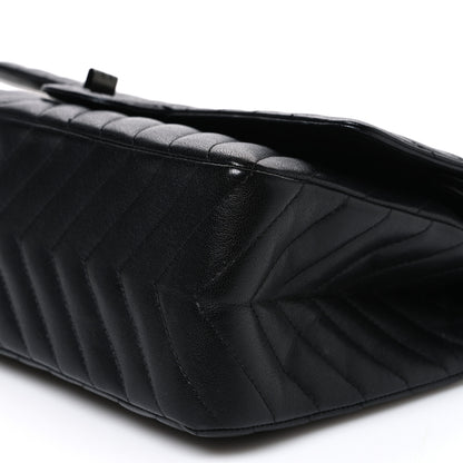 Chanel Sheepskin Chevron Quilted 2.55 Reissue 226 Flap So Black 10 of 10