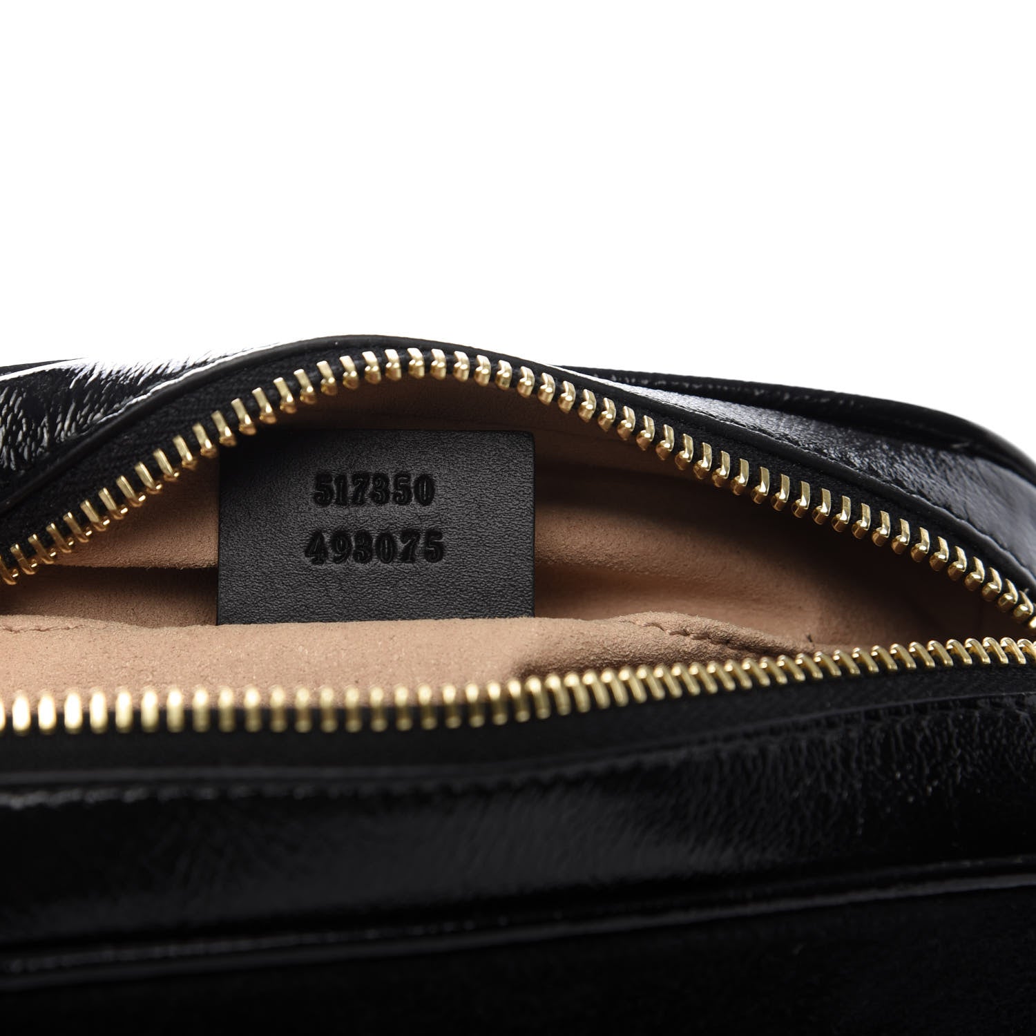 Gucci Suede Patent Web Mini Ophidia Shoulder Bag Black 9 of 10