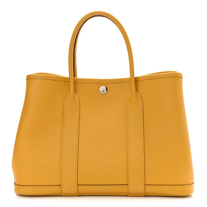 Hermes Vache Country Garden Party 30 TPM Jaune Ambre 1 of 10