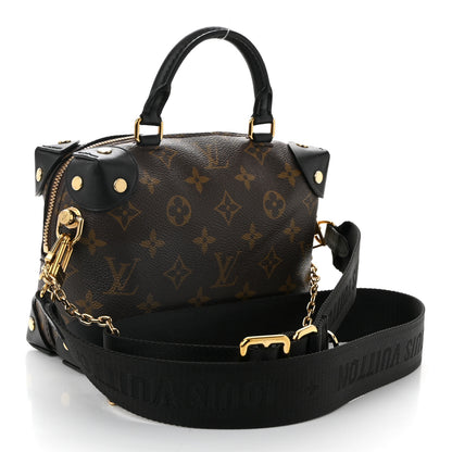 Louis Vuitton Monogram Petite Malle Souple Black 3 of 9