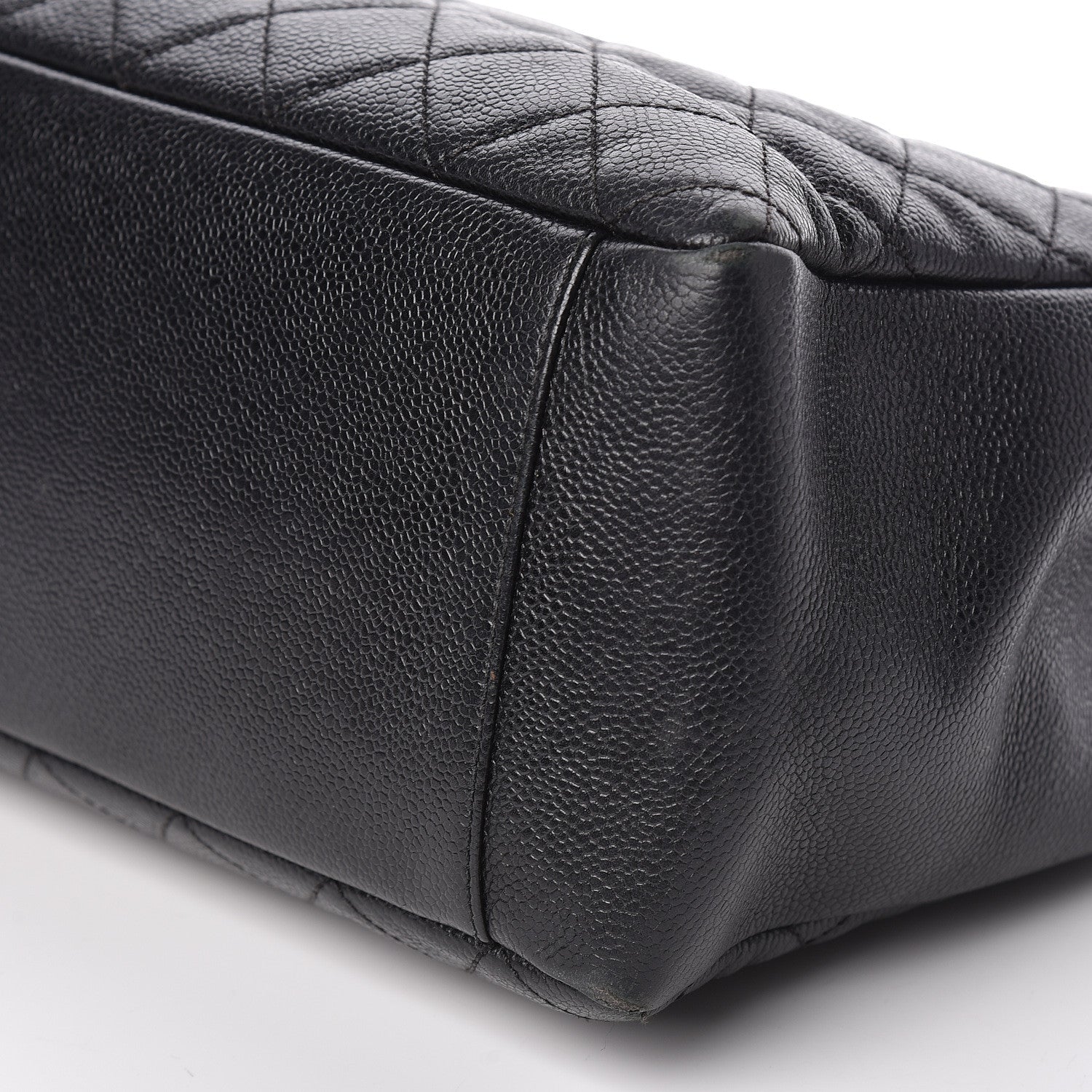 Chanel Caviar Quilted Grand Shopping Tote GST Black 12 of 14