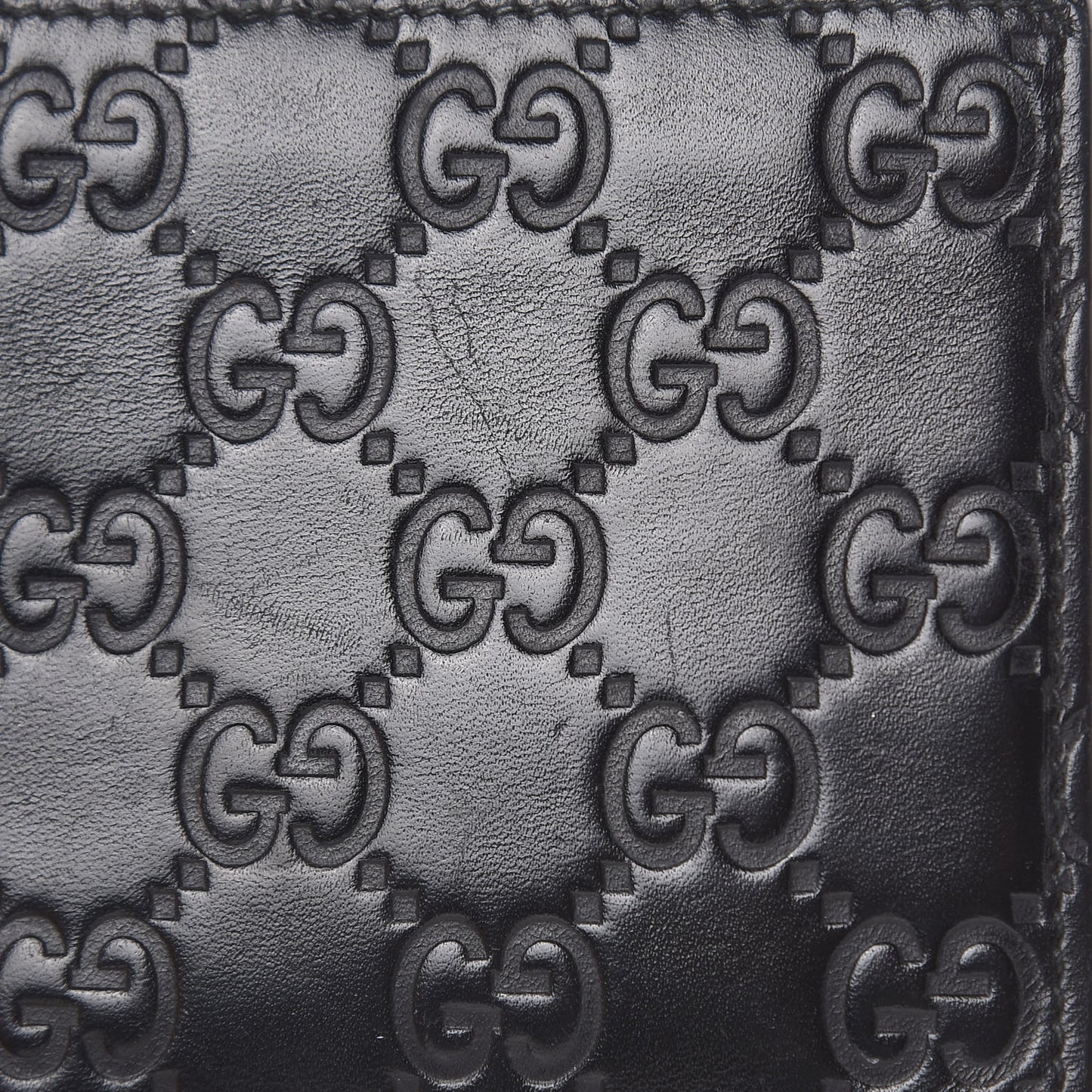 Guccissima Bi-Fold Wallet Black