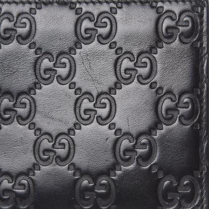 Gucci Guccissima Bi-Fold Wallet Black 8 of 9