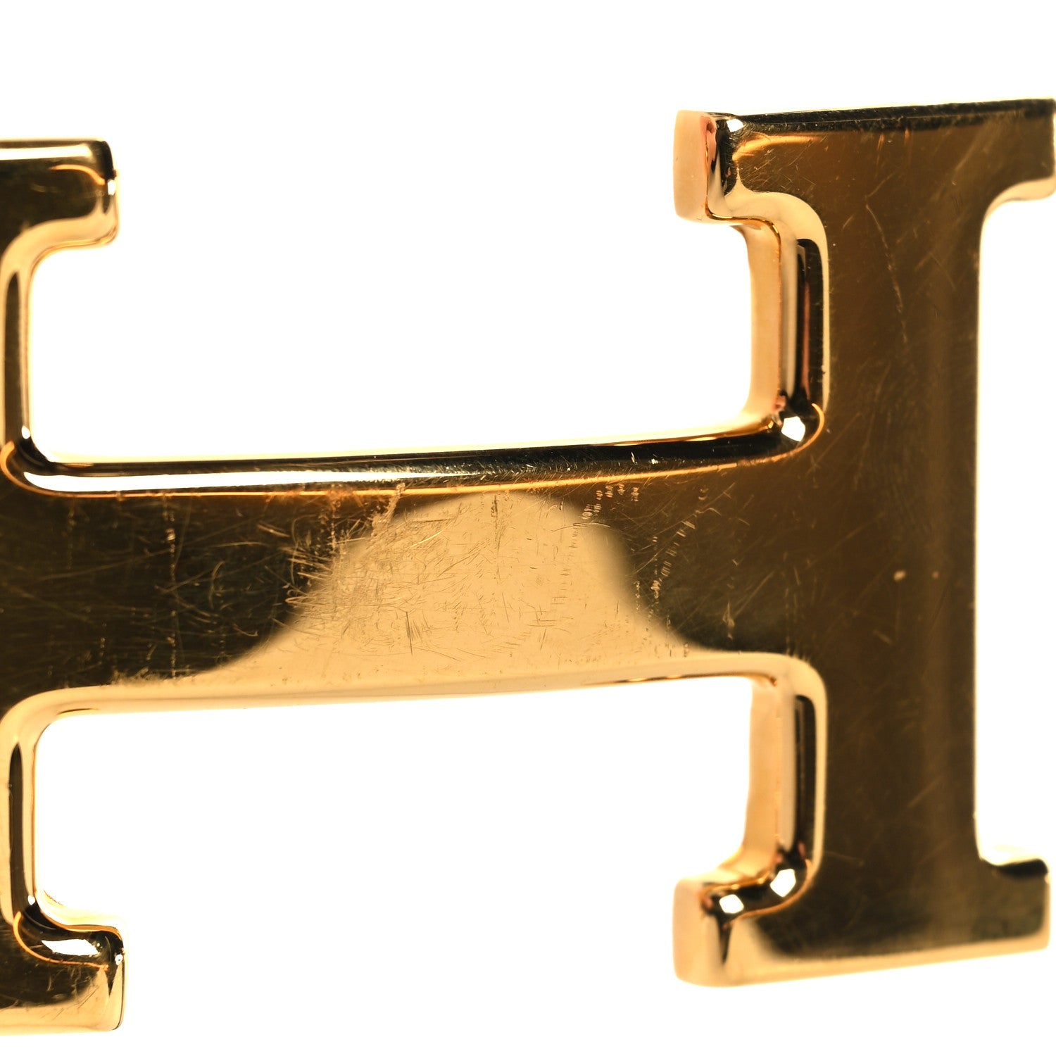 Hermes Polished 32mm H Belt Buckle Gold 5 of 5