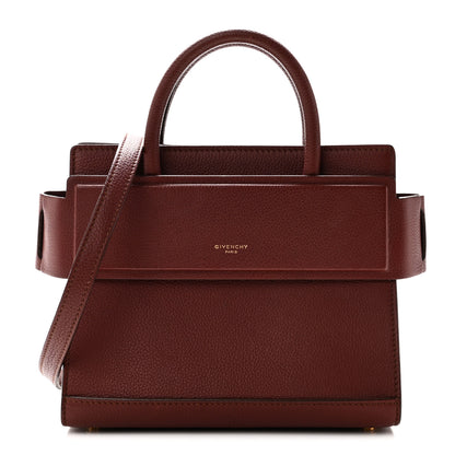 Givenchy Grained Calfskin Mini Horizon Satchel Oxblood 1 of 10