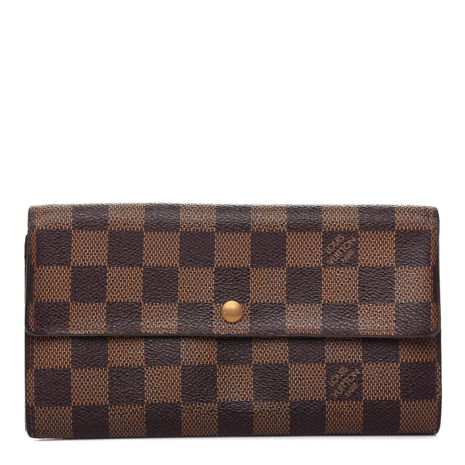 Louis Vuitton Damier Ebene Sarah Wallet 1 of 8