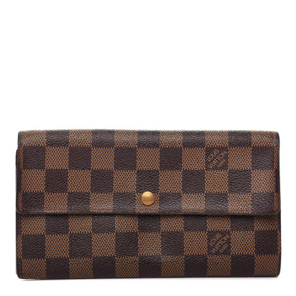 Louis Vuitton Damier Ebene Sarah Wallet 1 of 8