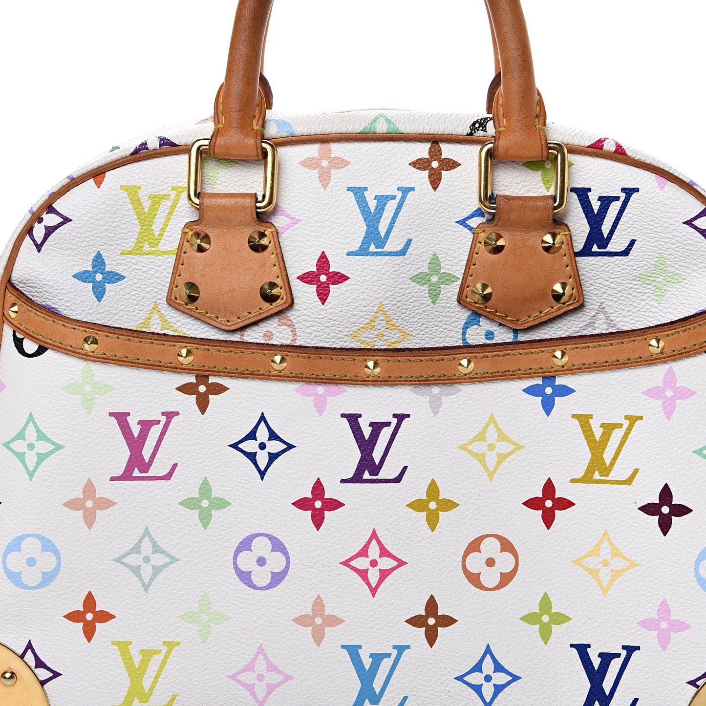 Monogram Multicolor Trouville White