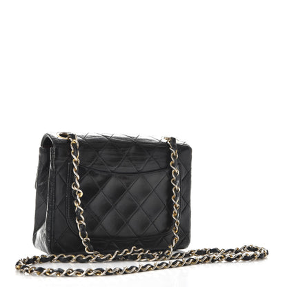 Chanel Lambskin Quilted Mini Square Flap Black 3 of 13