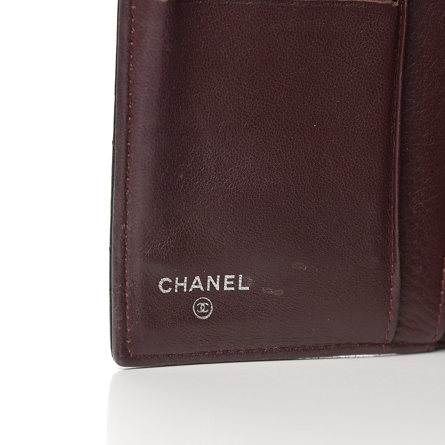 Lambskin Quilted Large Flap Wallet Black