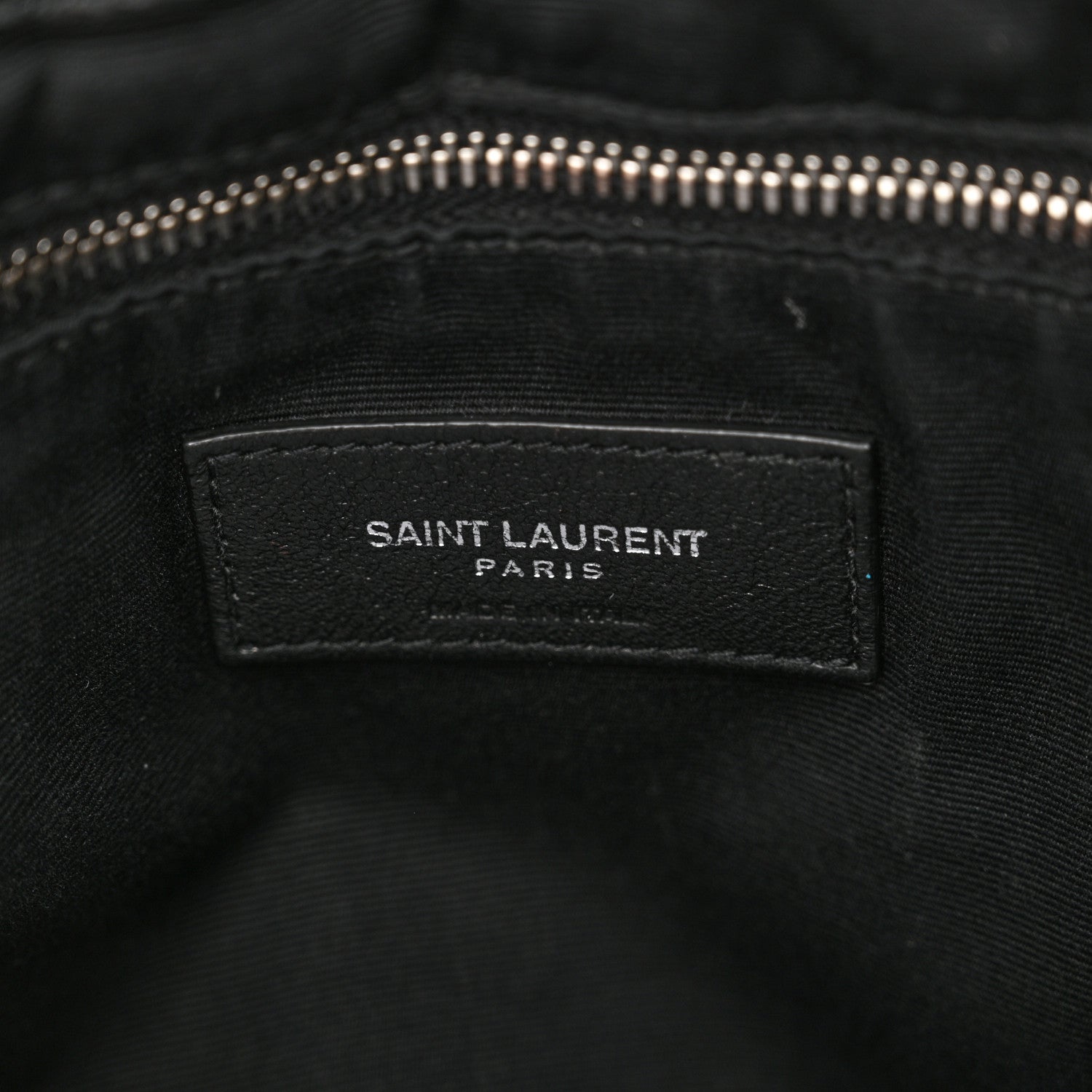 Saint Laurent Calfskin Y Quilted Monogram Large Loulou Chain Satchel Black 6 of 14