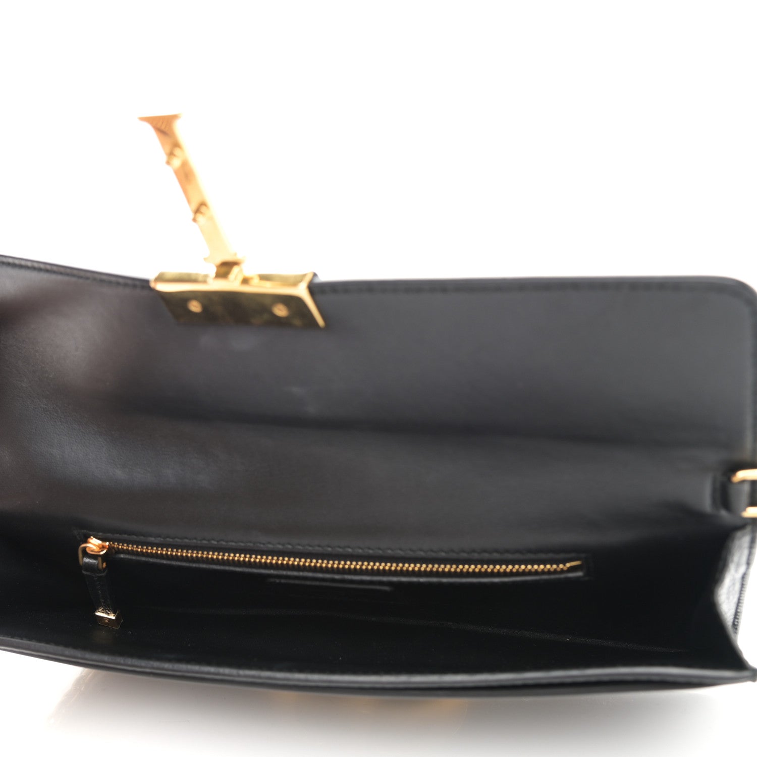 Christian Dior Calfskin 30 Montaigne Chain Pouch Black 5 of 9