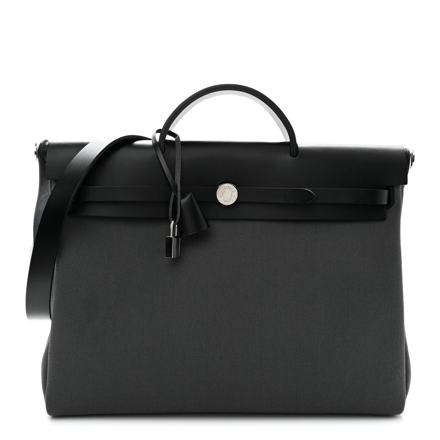Military Toile Vache Hunter Herbag Messenger 39 Gris Fumee Black