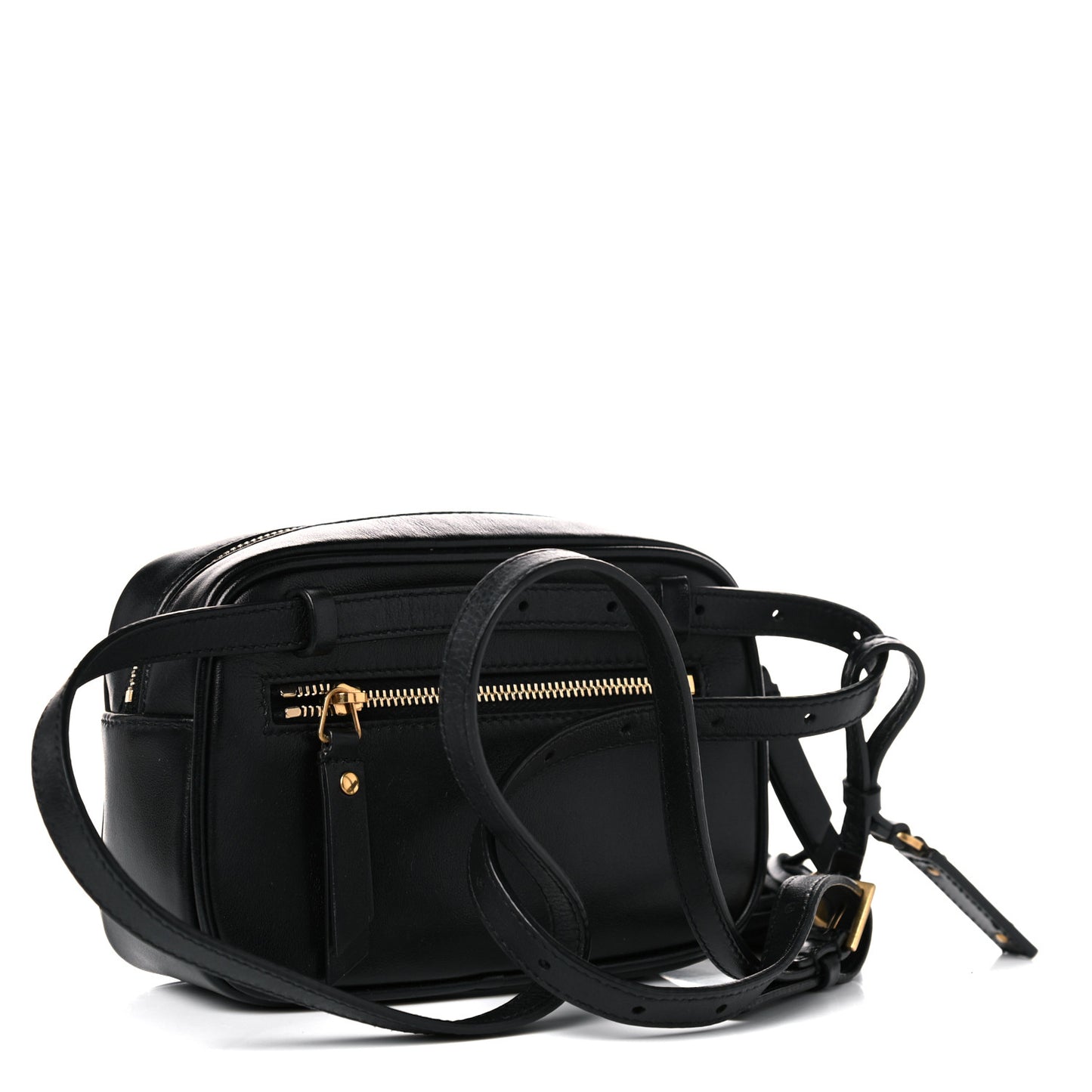 Calfskin Matelasse Monogram Lou Belt Bag Black