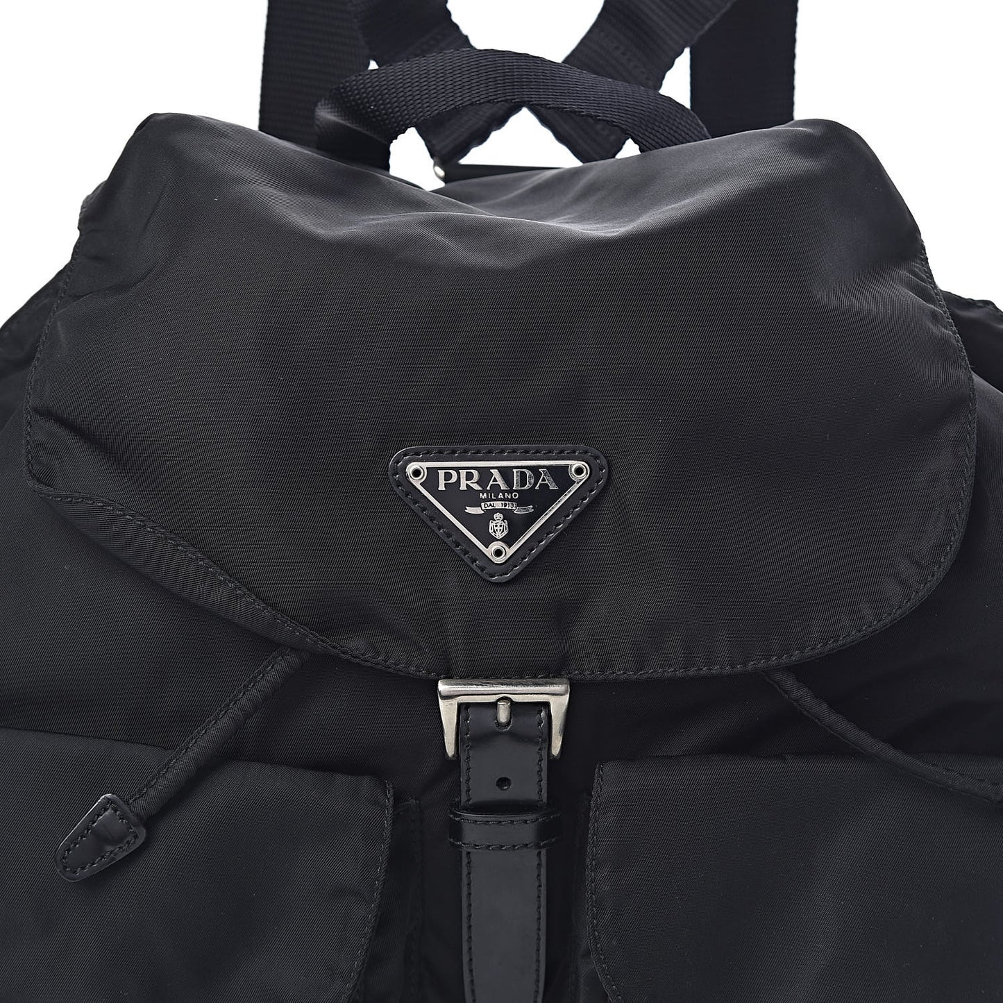 Nylon Vela Medium Backpack Black