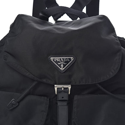 Prada Nylon Vela Medium Backpack Black 9 of 9