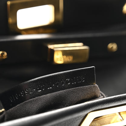 Fendi Nappa Mini Peekaboo Iconic Satchel Black 8 of 11