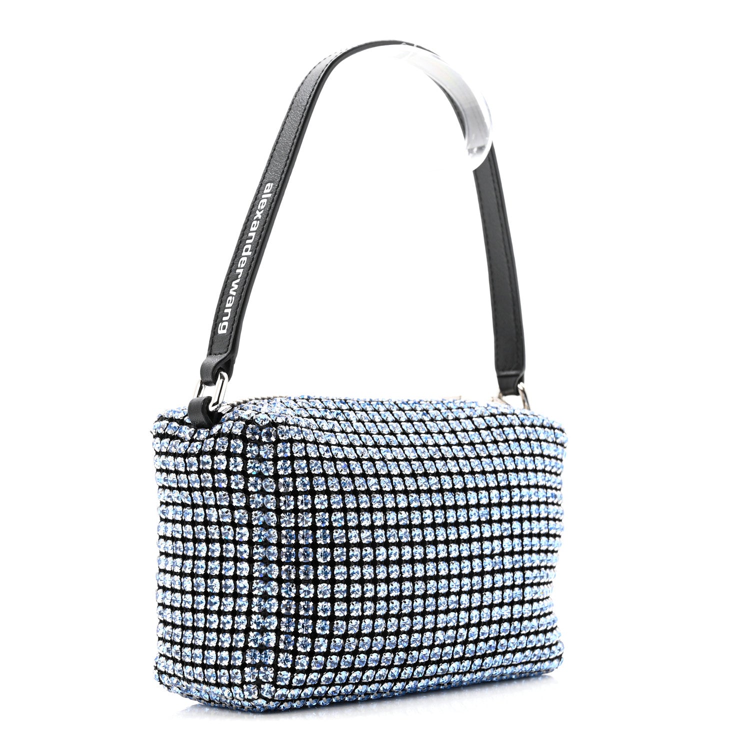 Alexander Wang Mesh Crystal Rhinestone Mini Heiress Pouch Baby