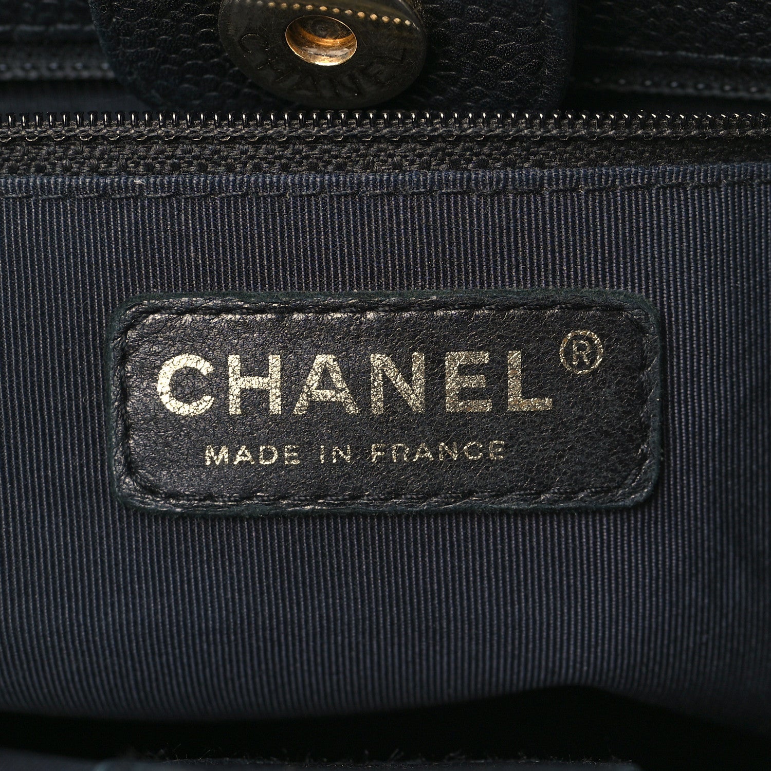 Chanel Caviar Quilted Petit Shopping Tote PST Black 6 of 9