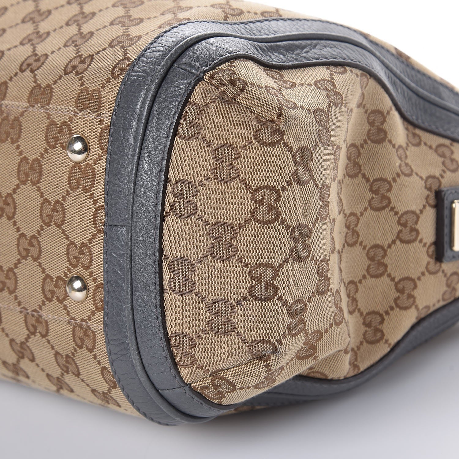Gucci Monogram Medium Bella Hobo Grey 11 of 12