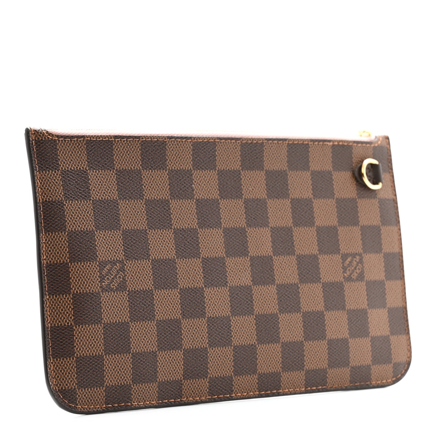 Damier Ebene Neverfull MM GM Pochette Rose Ballerine