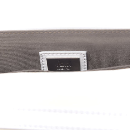 Fendi Vitello Dolce Calf Hair Studded Mini 3Baguette Shoulder Bag White 6 of 10