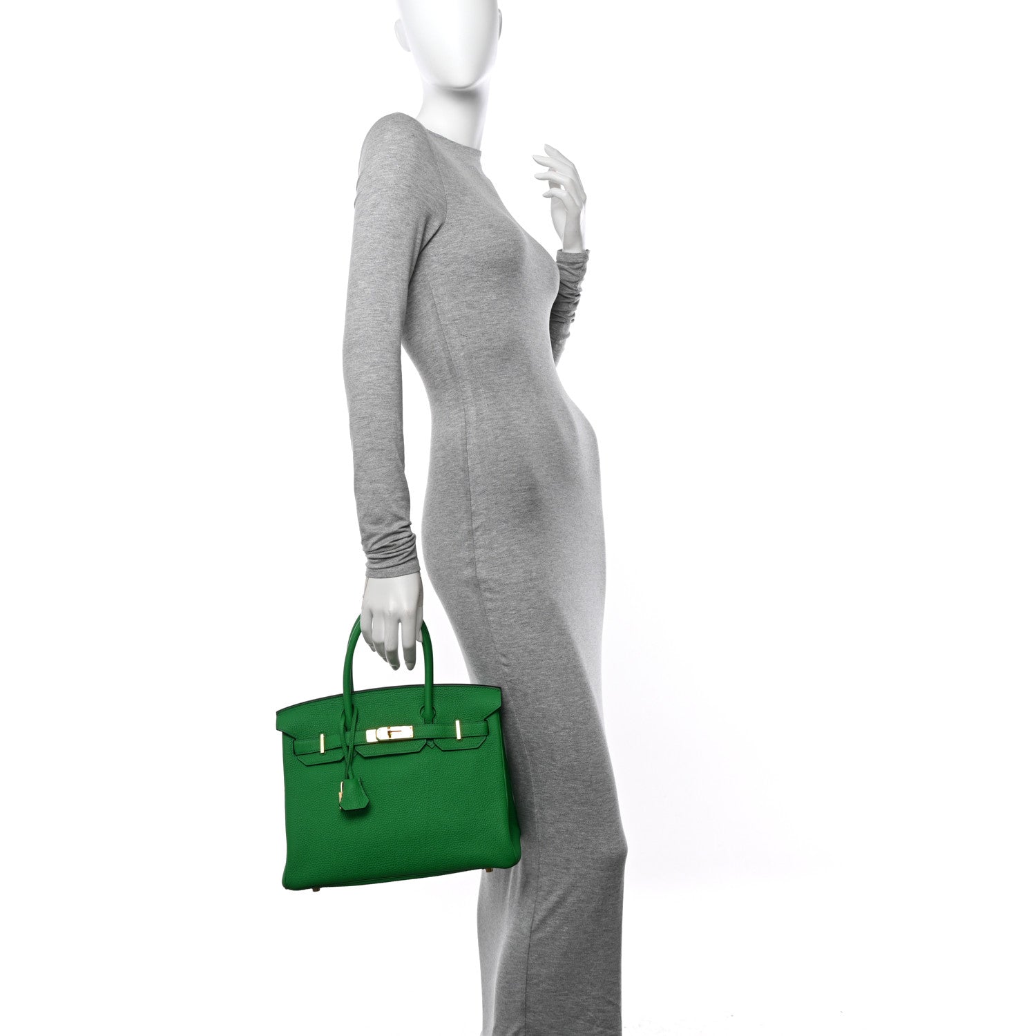 Hermes Togo Birkin 30 Bambou 3 of 11