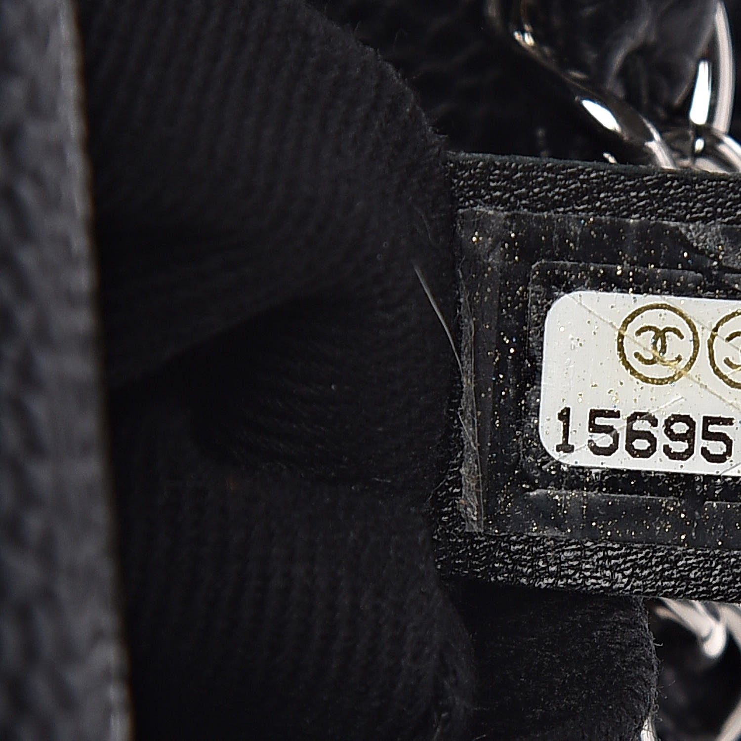 Chanel Soft Caviar CC Medium Top Handle Tote Black 7 of 14