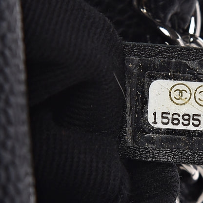 Chanel Soft Caviar CC Medium Top Handle Tote Black 7 of 14