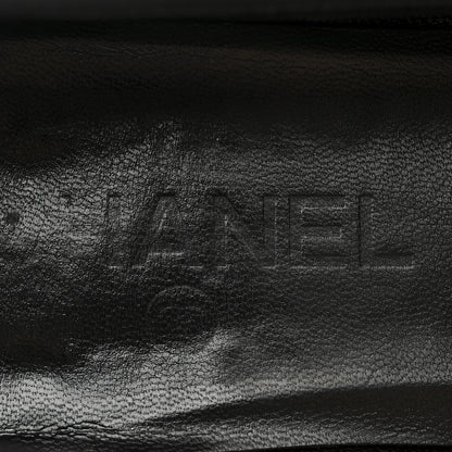 Chanel Lambskin Quilted Cambon Ballerina Flats 40 Black 7 of 12
