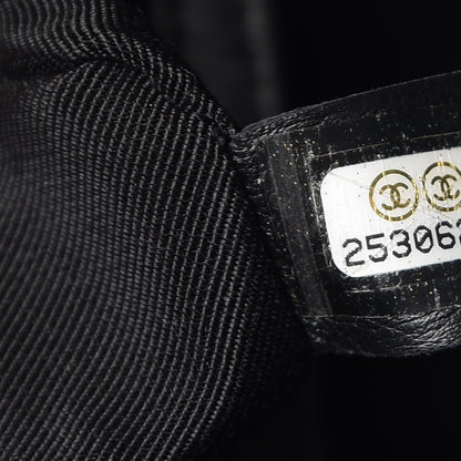 Chanel Calfskin Chevron Quilted Large Urban Spirit Backpack Black 7 of 7