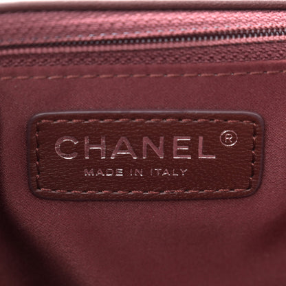 Chanel Lambskin Quilted Large Around Pockets Flap Burgundy 6 of 10
