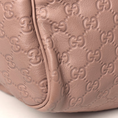 Gucci Guccissima Medium Carry On Duffle Antique Rose 9 of 10