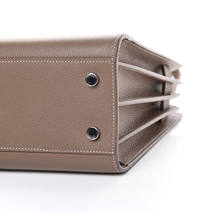 Saint Laurent Grained Calfskin Baby Sac De Jour Taupe 9 of 9