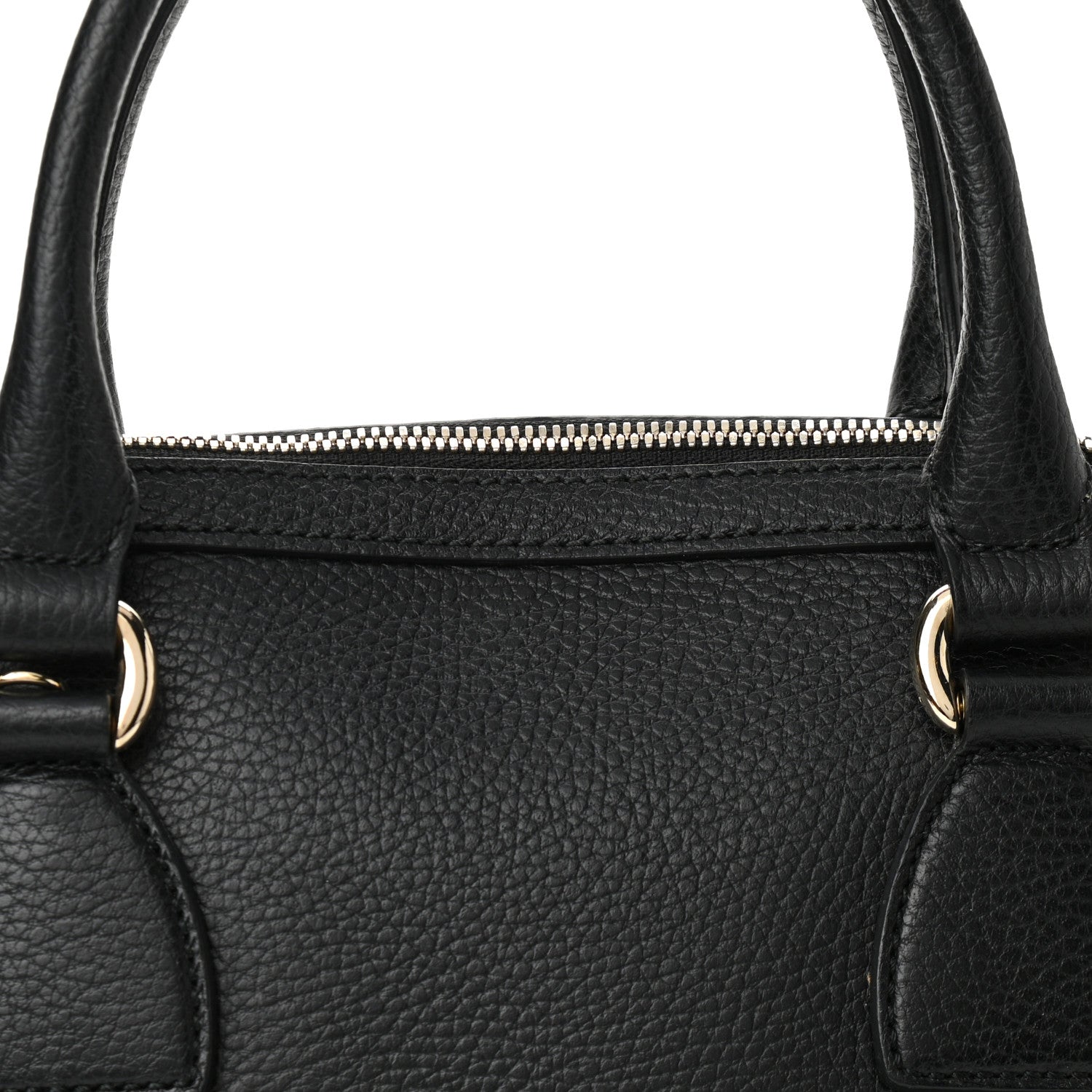 Gucci Calfskin Medium Dome Bag Black 8 of 10