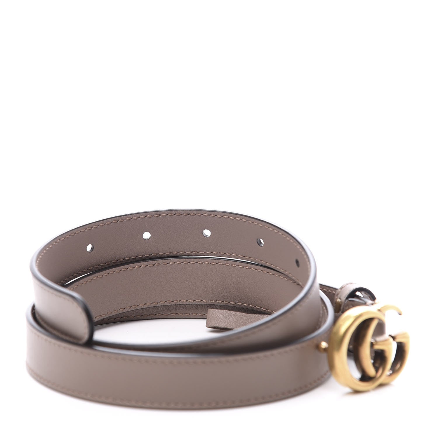Gucci Calfskin Double G 20mm Belt 80 32 Porcelain Rose 4 of 6