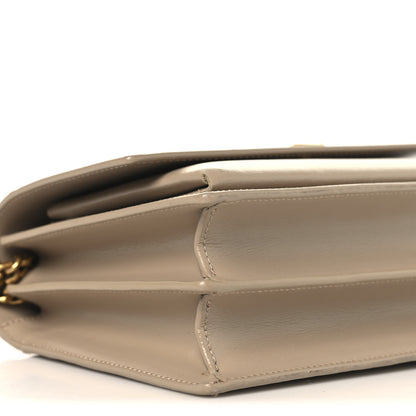 Saint Laurent Calfskin Medium Monogram Sunset Dark Beige 9 of 11