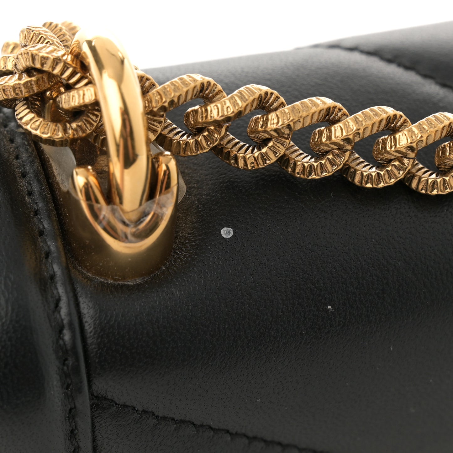 Calfskin Large Devotion Crossbody Bag Black