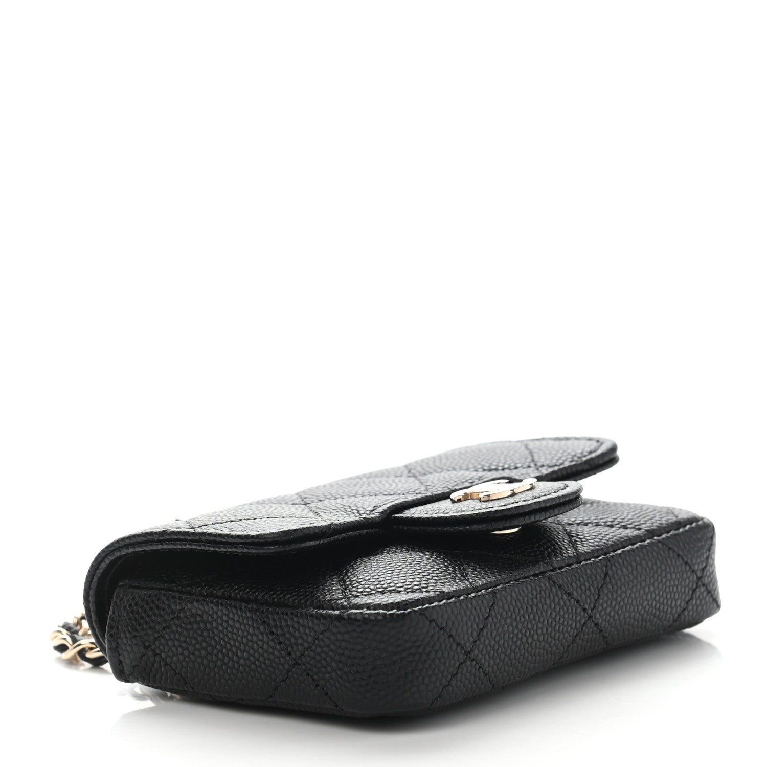 Chanel Caviar Quilted Mini Chain Belt Bag Black 3 of 9