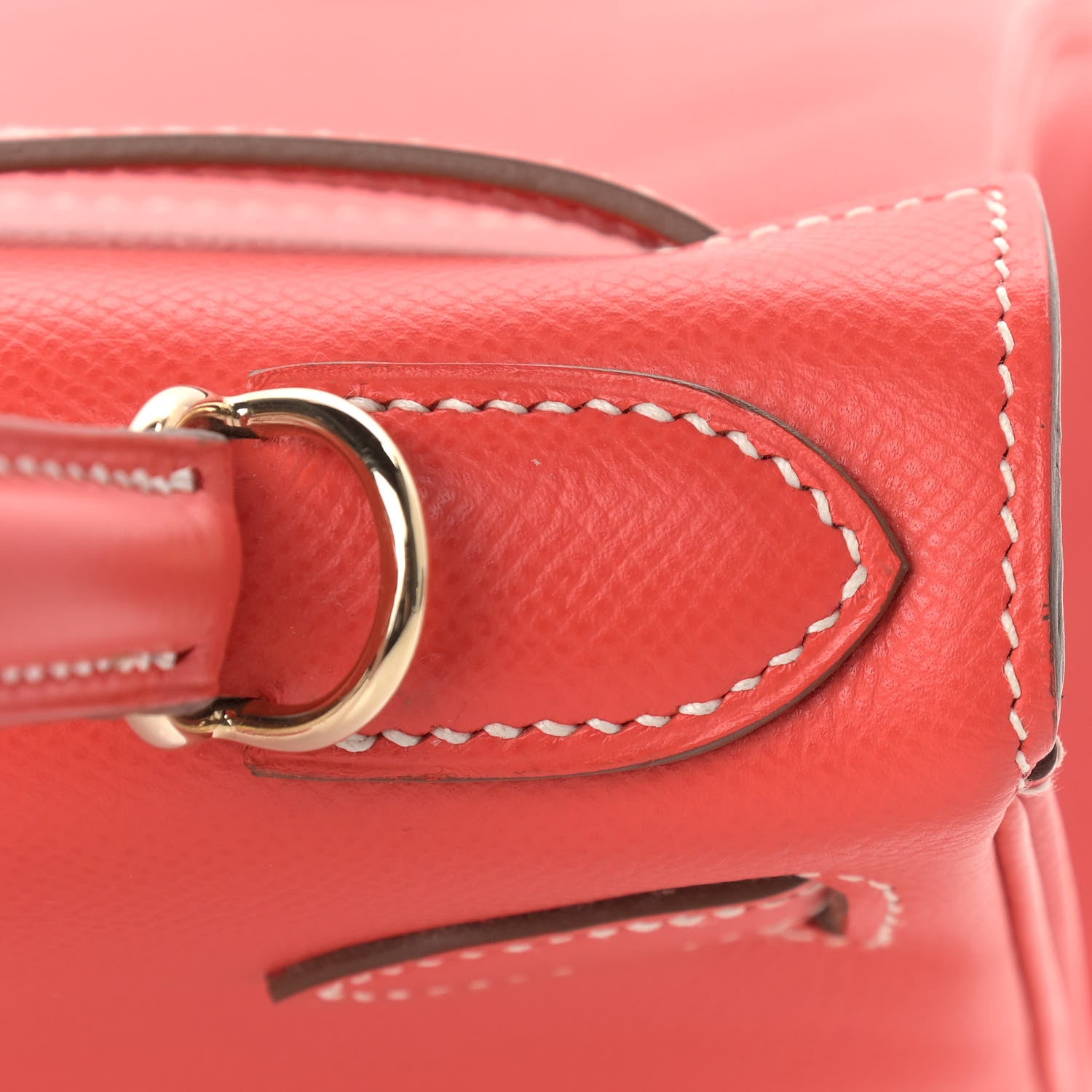 Hermes Epsom Candy Kelly Retourne 28 Rose Jaipur Gold 8 of 41