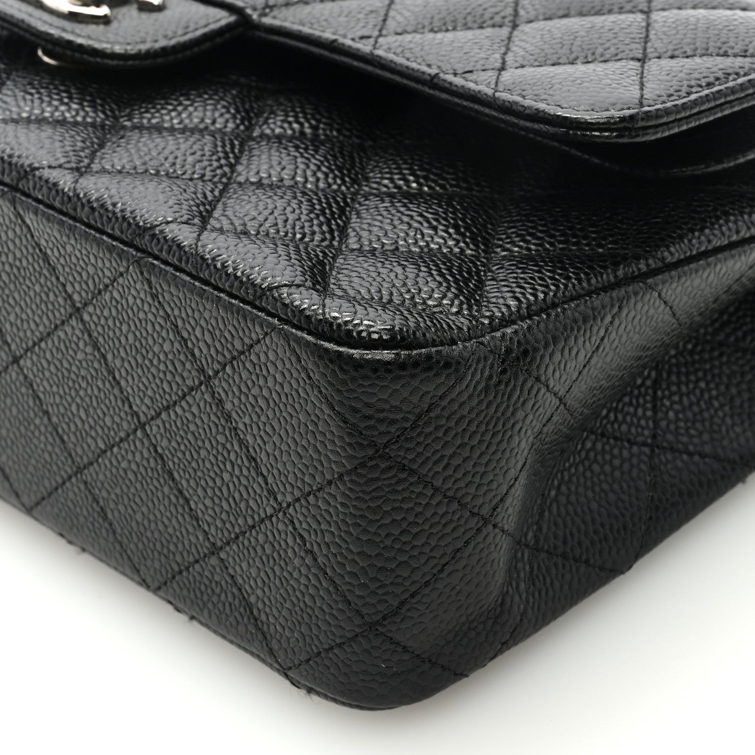 Chanel Caviar Quilted Medium Double Flap Black 9 of 9