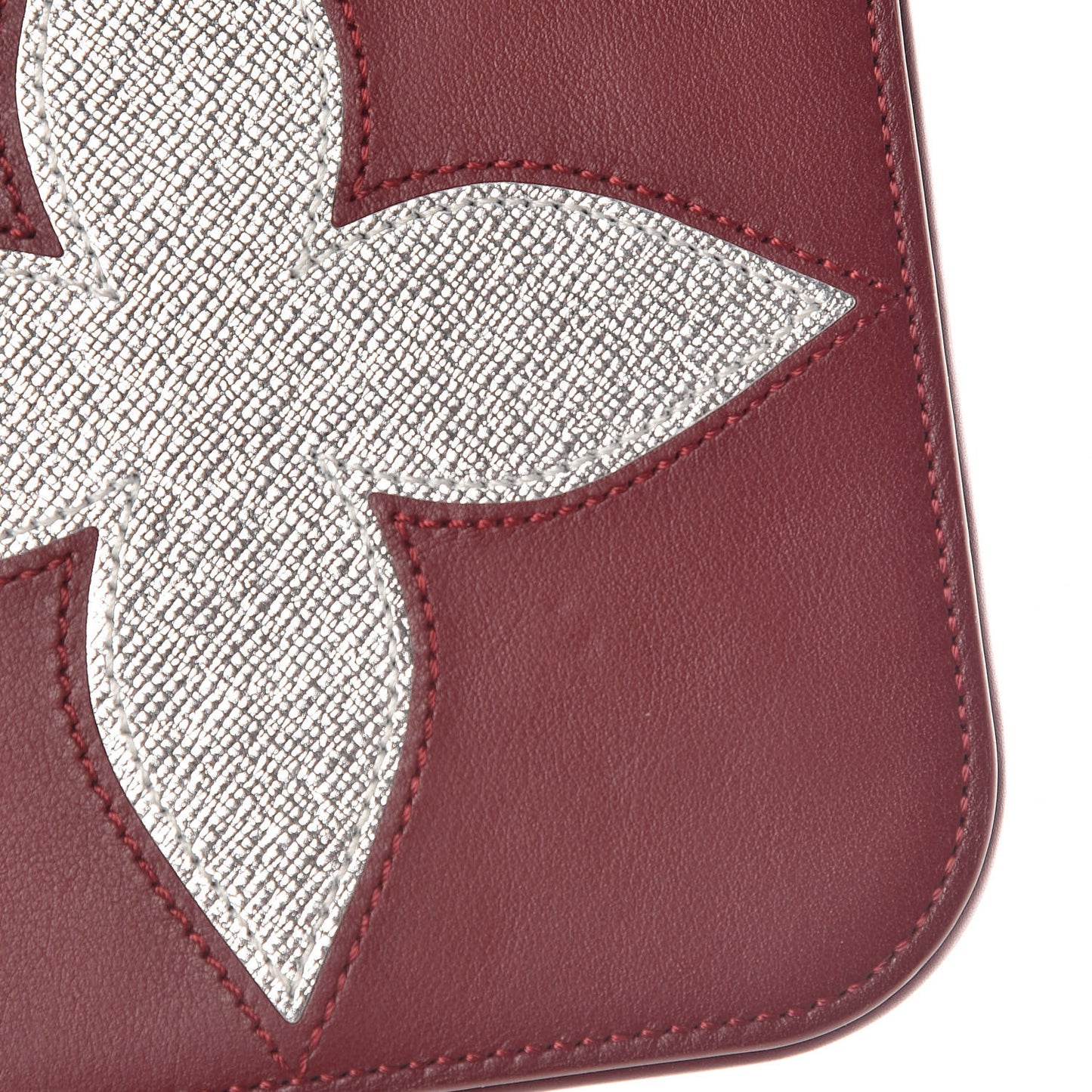 Monogram Clarence Box MM Burgundy