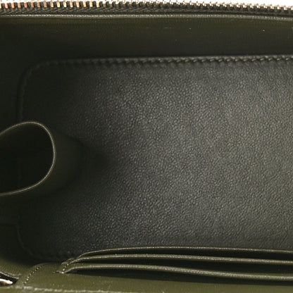 Chanel Lambskin Quilted Pick Me Up Vanity Case Khaki 5 of 10