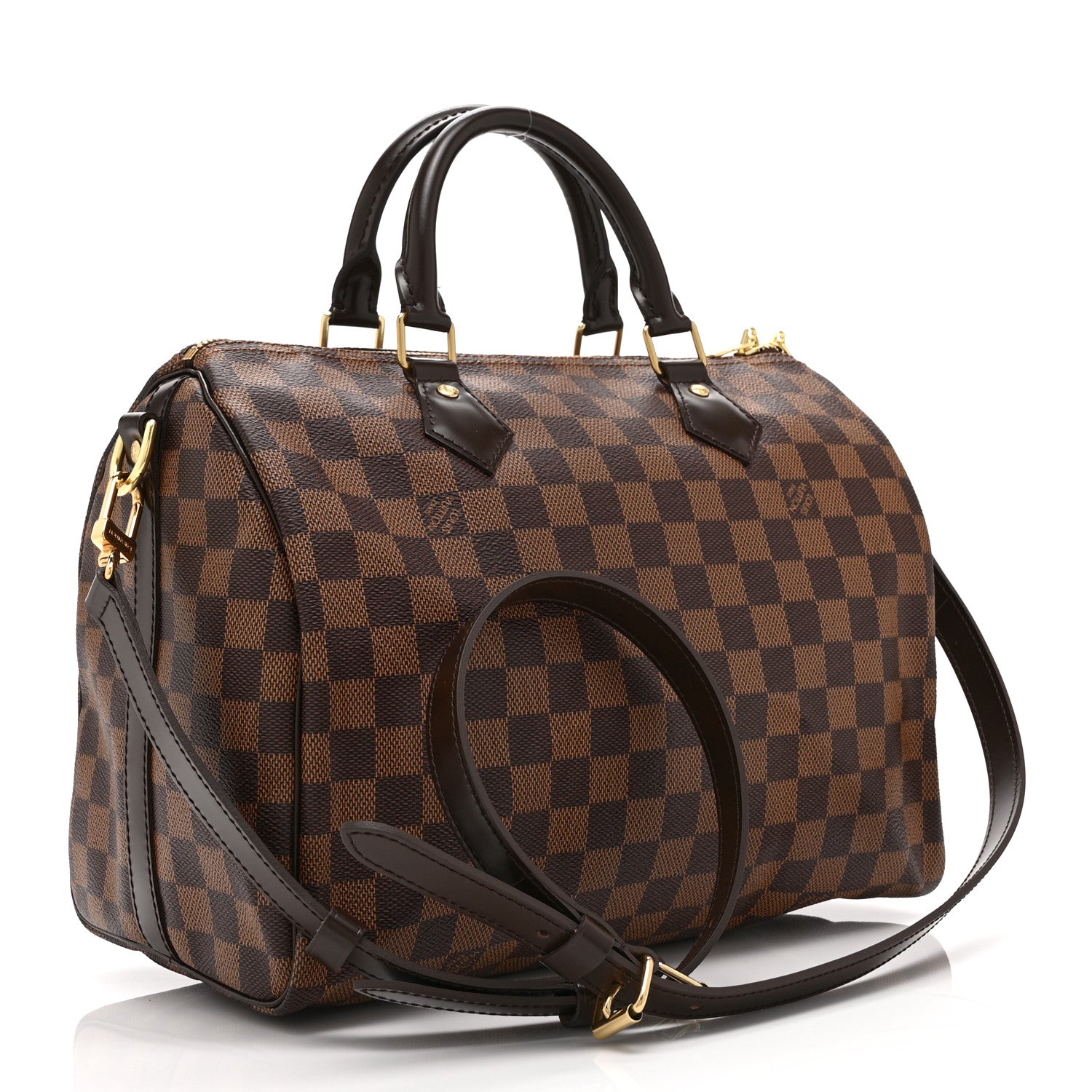 Louis Vuitton Damier Ebene Speedy Bandouliere 30 3 of 10