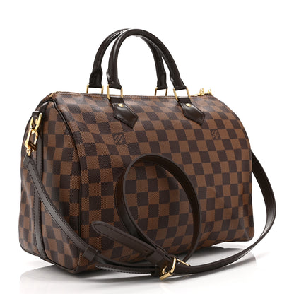 Louis Vuitton Damier Ebene Speedy Bandouliere 30 3 of 10