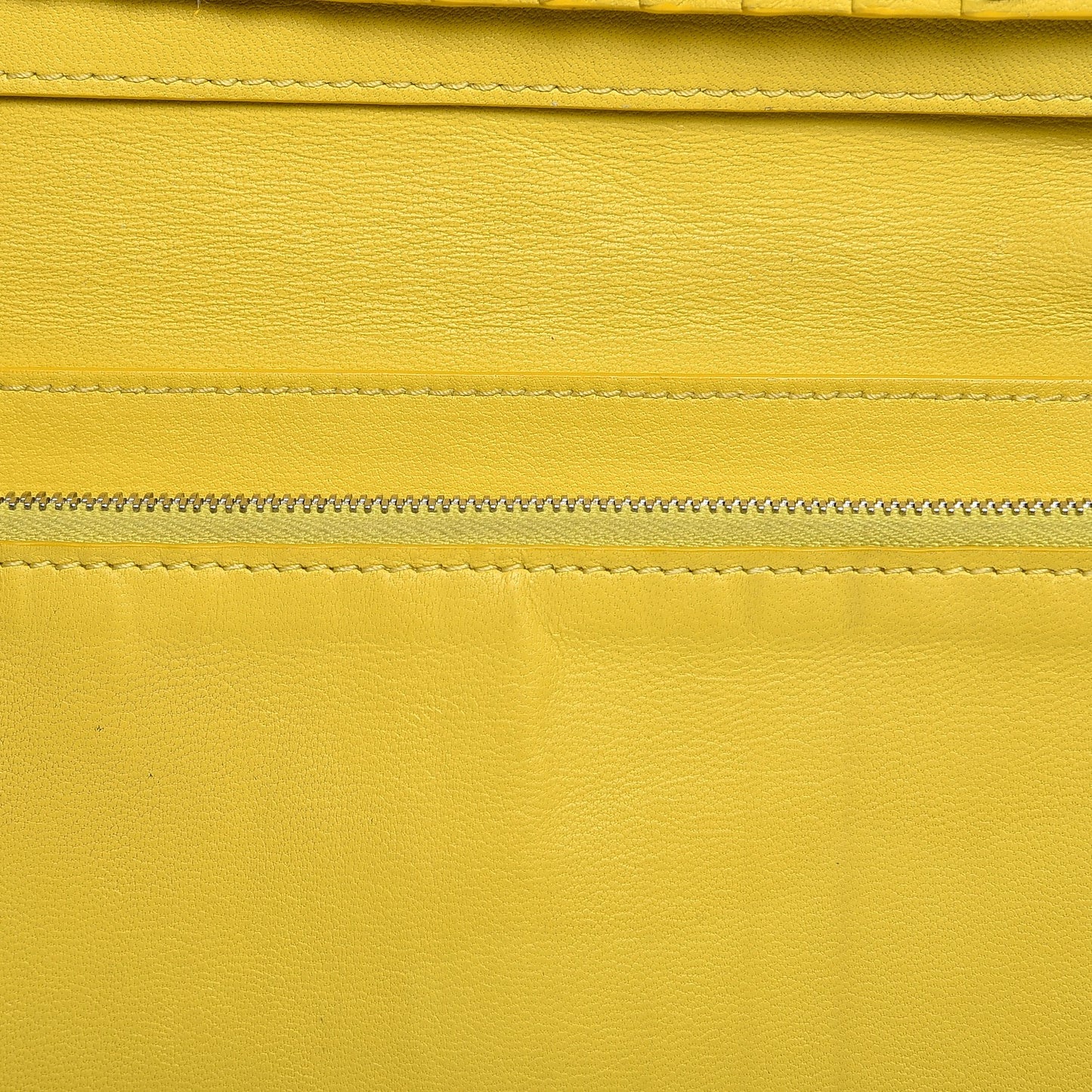 Drummed Calfskin Zip Around Organizer Wallet Black Citron