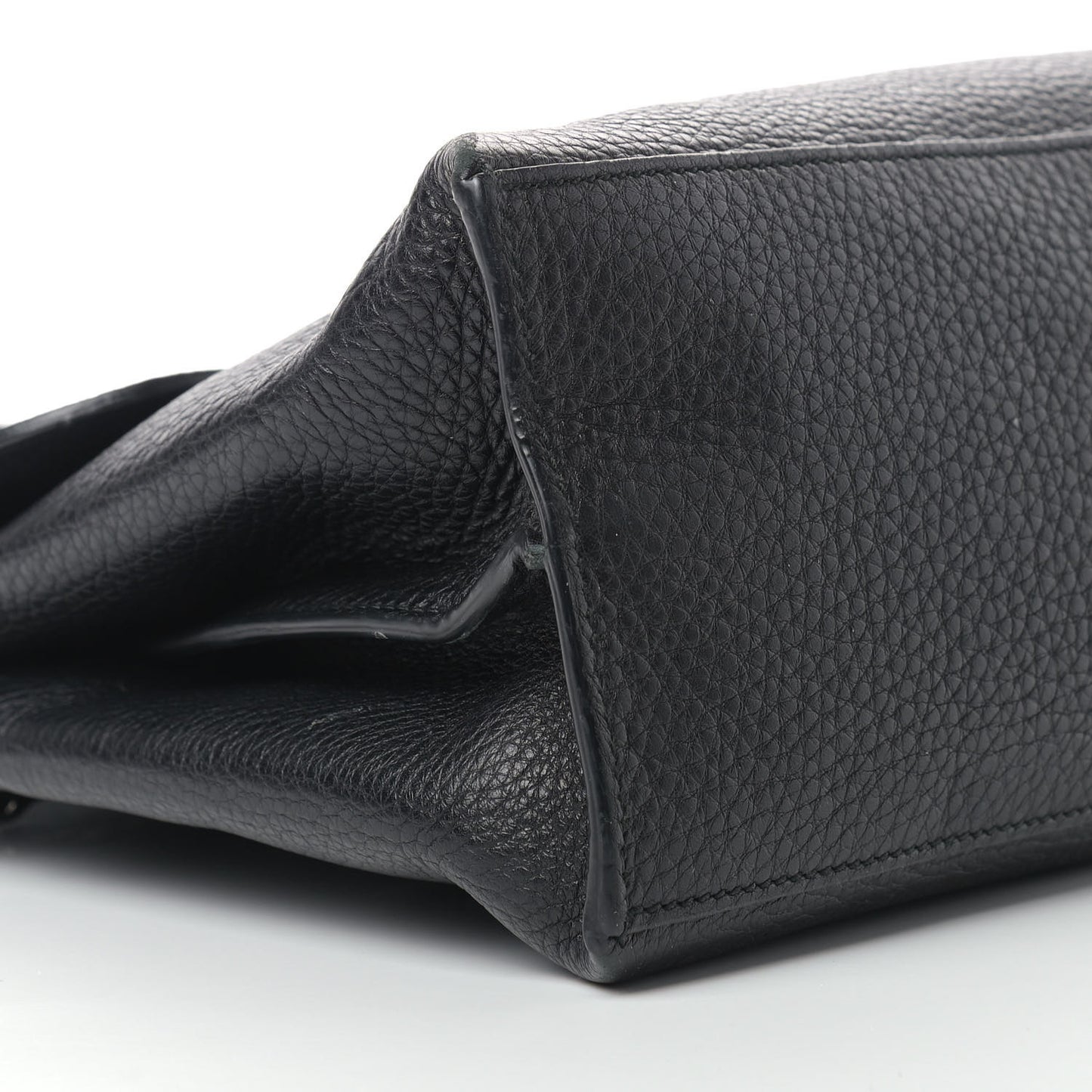 Cellarius Calfskin Medium Bamboo Daily Top Handle Bag Black