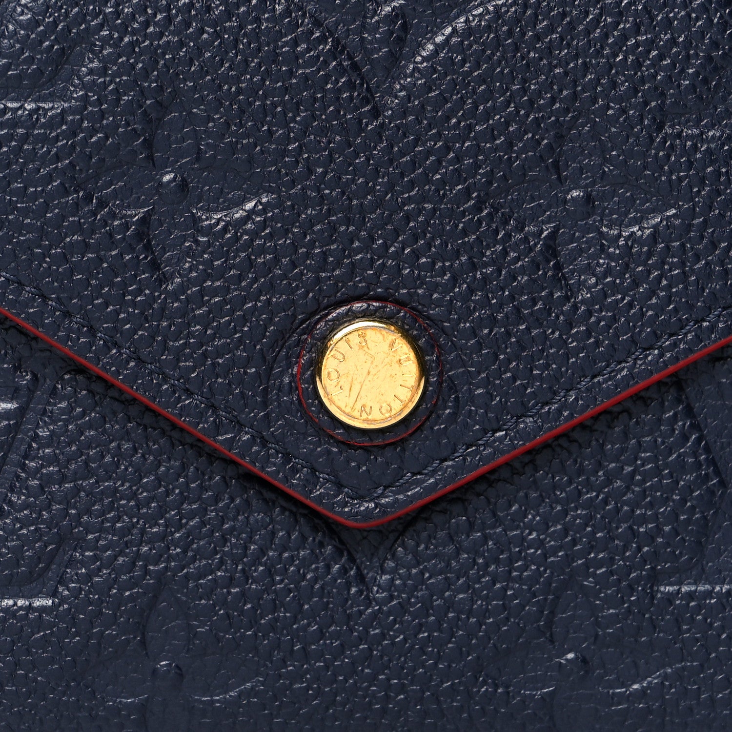 Louis Vuitton Empreinte Victorine Wallet Marine Rouge 8 of 9